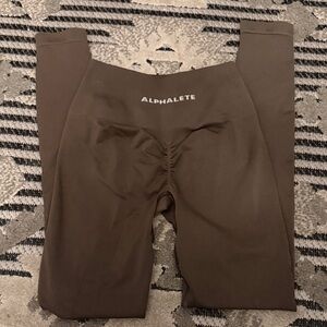 Alphalete Chocolate Brown Leggings